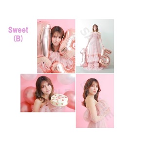 15th ANNiversAry 生写真セットSweet(B)4枚入り	